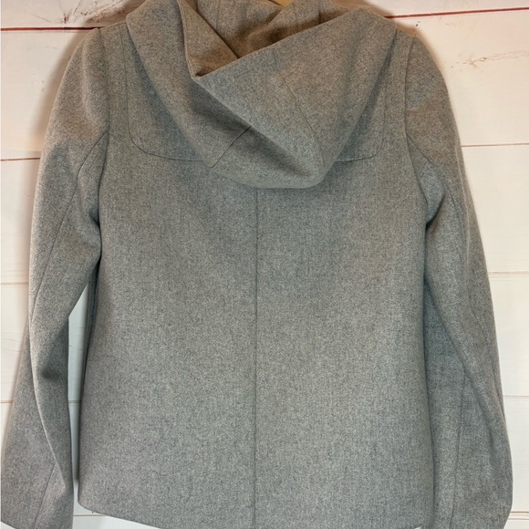 J. Crew Light Gray Women's Pea Coat - Picture 2 of 6